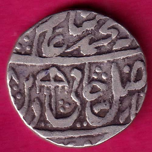 Rohilakhand , RY25 Qasba Panipat,Ino Shahalam-ii SWASTIKA & UMBRELLA Silver-OO613