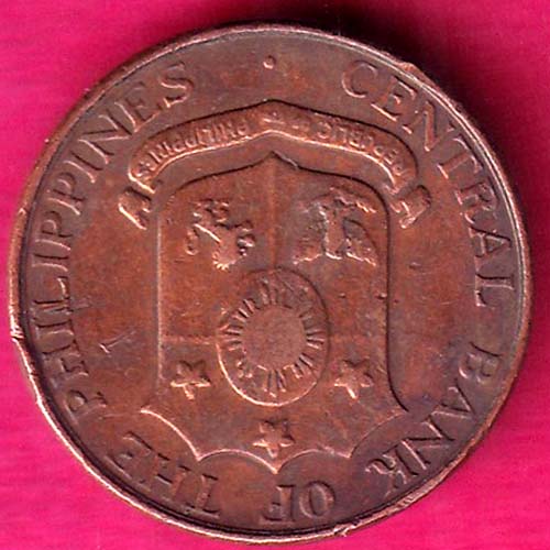 World Coin Philippines 1 Centavo 1963  –@HUB2818