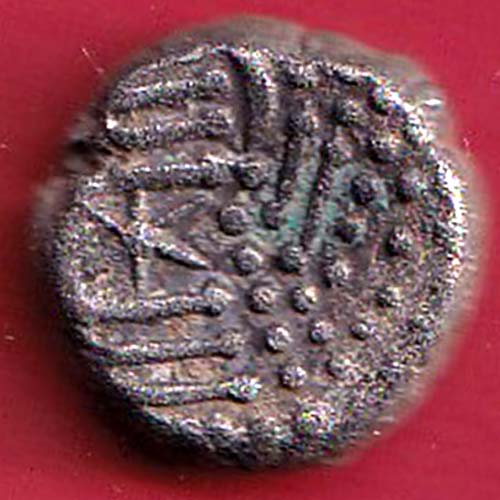 ANCIENT INDIA GADHAYA DYNASTY KING PORTRAIT COIN :- OO3518