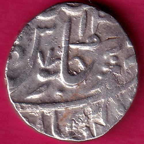 MARATHA CONF. Shah Alam II Vaphgaon mint One Rupee Silver coin @HUB.119