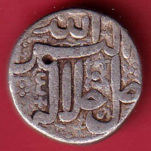 Mughals Akbar Ahemedabad Mint One Rupee silver coin:- OO3679