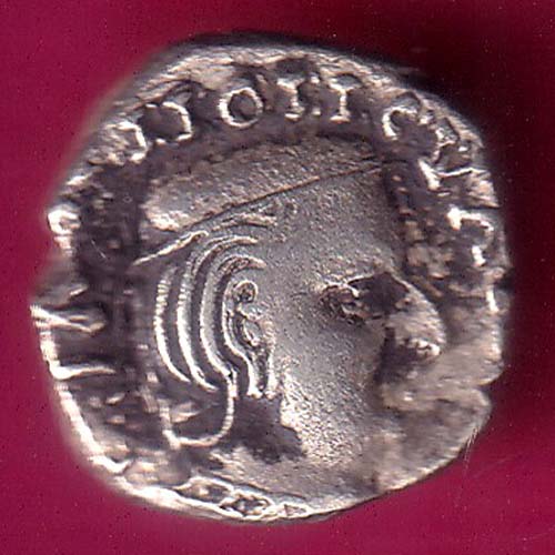 ANCIENT INDIA KSHATRAP DYNASTY KINGS PORTRAIT RARE SILVER COIN–VA980