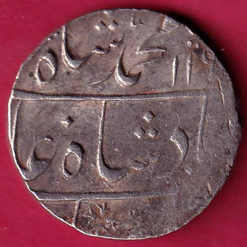 AHMED SHAH GWALIOR MINT RY 3 ONE RUPEE SILVER COIN–@HUB2388