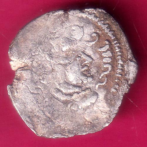 ANCIENT INDIA INDO SASSANIAN SRI HA SERIES RAJASTHAN RARE SILVER COIN :- OO1513