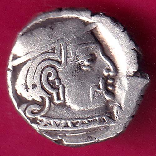Ancient India Kshtrap Dynasty Kings Portrait Silver Coin –@HUB2162