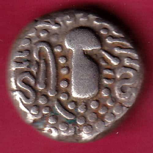 ANCIENT INDIA GADHAYA DYNASTY KING PORTRAIT COIN – S1080
