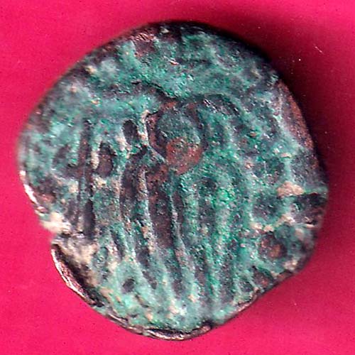 ANCIENT INDIA RAJA RAJ CHOLA CHOLA DYNASTY OCTOPUS MAN RARE COIN:- OO2024