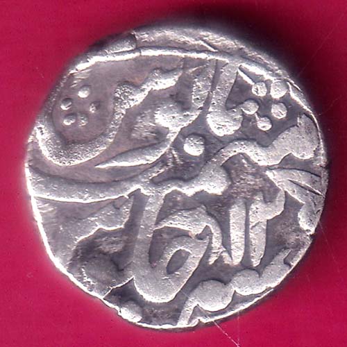 KOTAH STATE Muhammad Akbar II ONE RUPEE RARE SILVER COIN :- OO1283