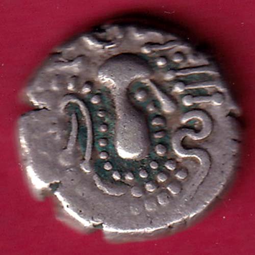 ANCIENT INDIA GADHAYA DYNASTY KING PORTRAIT COIN – S1827