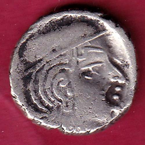 ANCIENT INDIA KSHATRAP DYNASTY KING PORTRAIT SILVER COIN – S1825