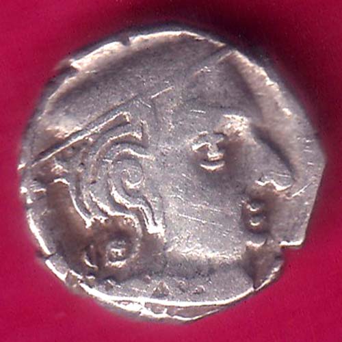 ANCIENT INDIA KSHATRAP DYNASTY KINGS PORTRAIT RARE SILVER COIN  :- OO1295