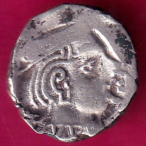 Ancient India Kshtrap Dynasty Kings Portrait Silver Coin–@HUB2015
