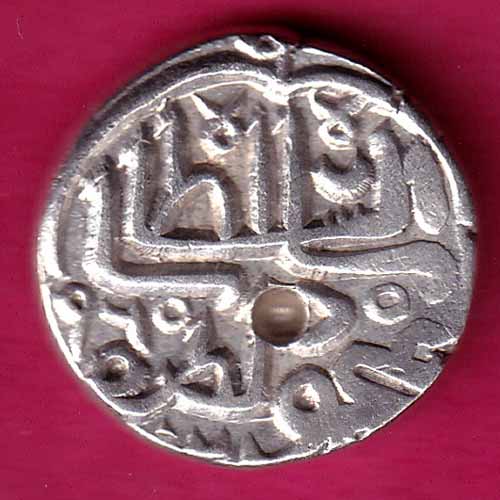 GUJARAT SULTAN MUZAFFAR SHAH ONE TANKA SILVER COIN  – S820