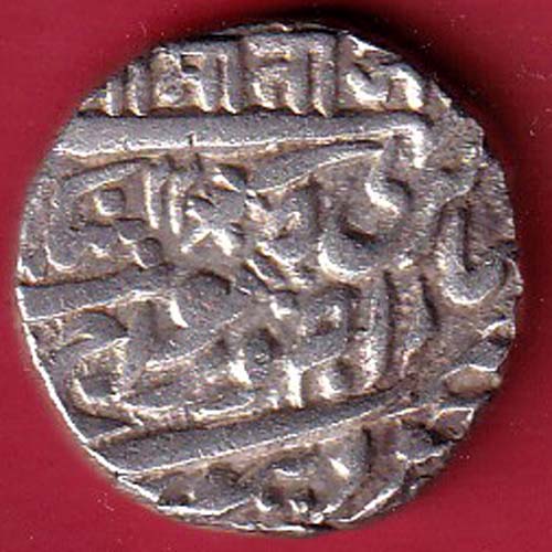 JODHPUR STATE DEVNAGARI SHREE MATAJI SWORD MARK RARE SILVER COIN :- OO4327