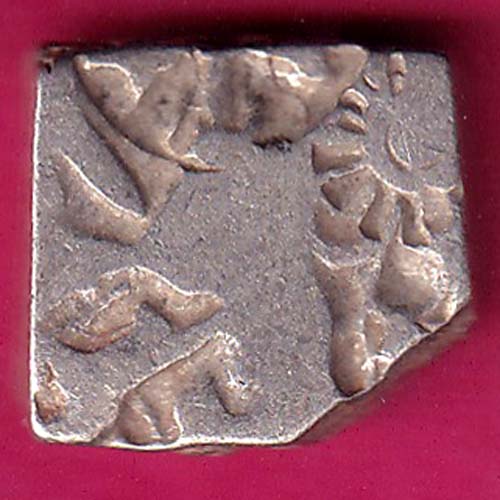 ANCIENT INDIA MAURYAN PERIOD MAGADH DYNASTY SILVER PUNCHMARK@hub5002