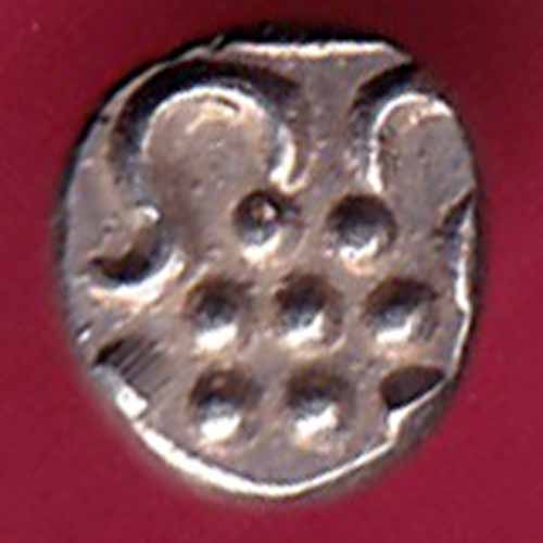 TRAVANCOR STATE RAJARAM VERMA IV SILVER CHUKRAM COIN- S1527