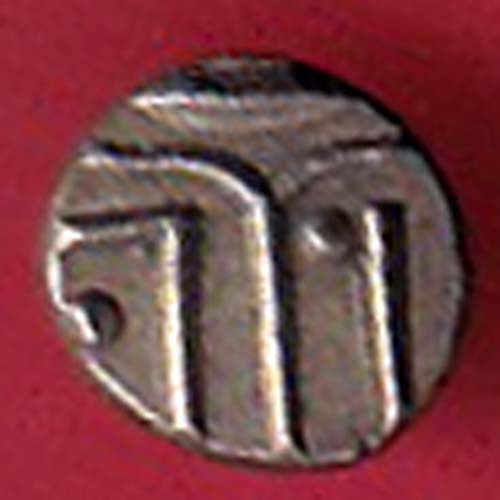 TRAVANCORE STATE RAJARAM VERMA IV SILVER CHUKRAM COIN-oo4244