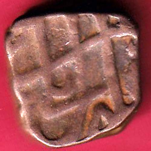 hyderabad elichpur mint one paisa rare copper coin  –@HUB4435