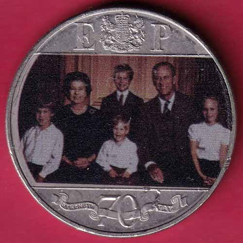 Elizabeth II D.G. Regina Gibraltar 2021 One Crown  : S2462