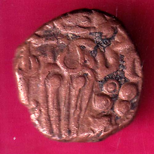 ANCIENT INDIA RAJA RAJ CHOLA CHOLA DYNASTY OCTOPUS MAN COIN@hub4900