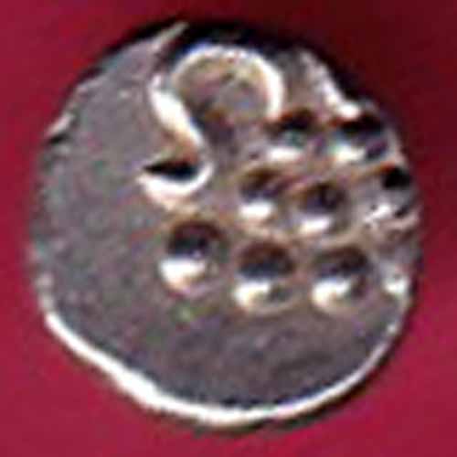 TRAVANCORE STATE RAJARAM VERMA IV SILVER CHUKRAM COIN:- S2716