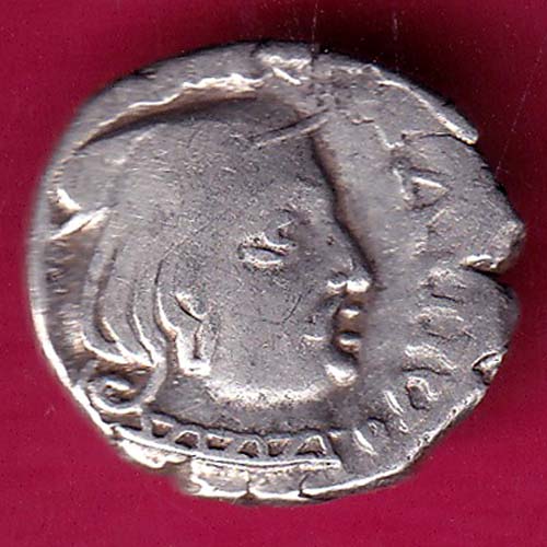 Ancient India Kshtrap Dynasty Kings Portrait Silver Coin-GB89