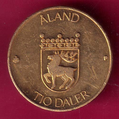 Finland 10 Markkaa Aland 1991 tio deler tio mark–@HUB4415