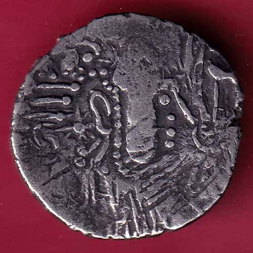 ANCIENT INDIA INDO SASSANIAN SRI HA SERIES RAJASTHAN RARE SILVER COIN :- S2436