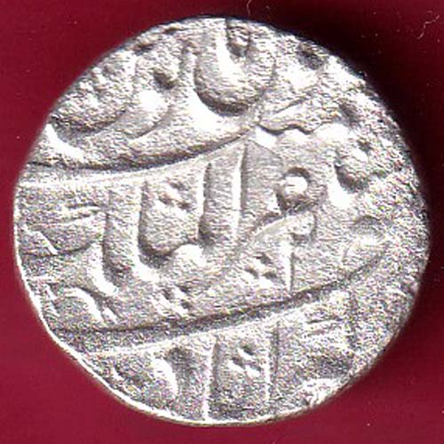 Mughals Shah Alam Akbarabad Mint One Rupee Beautiful Sillver Coin –@HUB4507