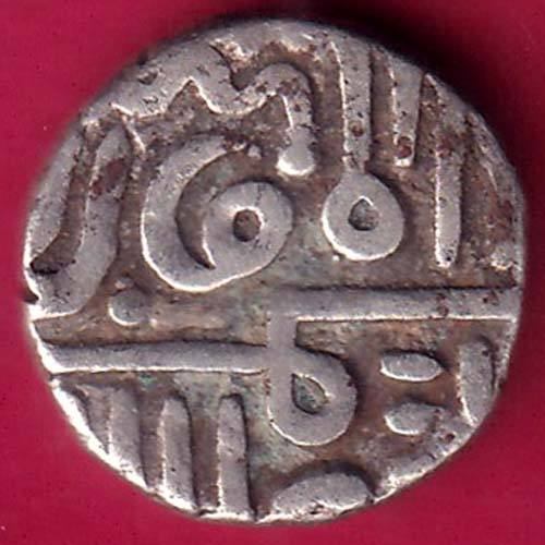 NAWANAGAR STATE SHREE JAAMJI HALF KORI  SILVER COIN @HUB.50