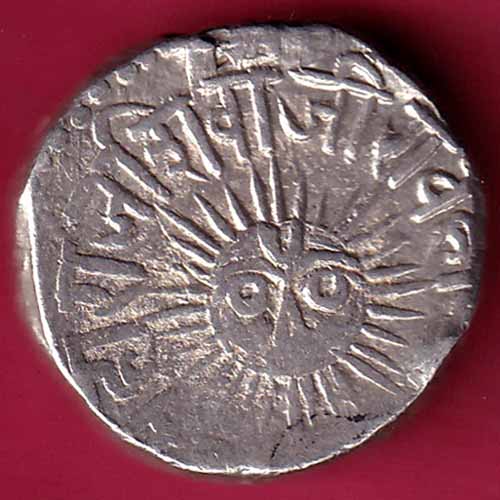 Indore State Shivaji Rao Holkar Sun Face One Rupee SILVER COIN – S897