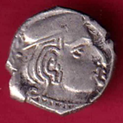 ANCIENT INDIA KSHATRAP DYNASTY KINGS PORTRAIT RARE SILVER COIN:- S2852