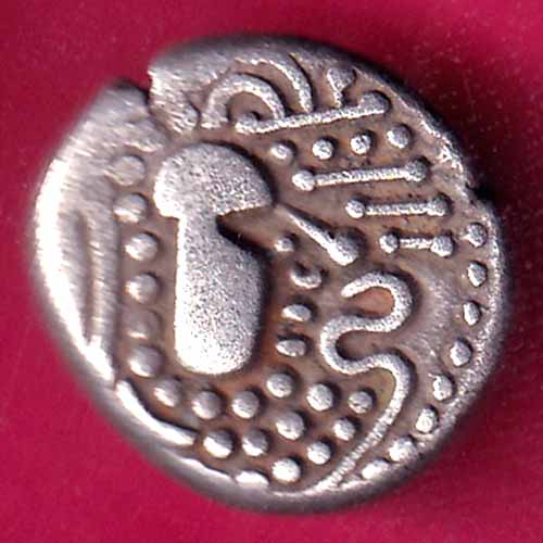 ANCIENT INDIA INDO SASSANAIN TYPE GADHAYA DYNASTY KING PORTRAIT RARE COIN :- OO415