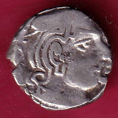 ANCIENT INDIA KSHATRAP DYNASTY KINGS PORTRAIT RARE SILVER COIN–@HUB2071