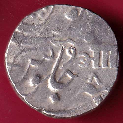 Baroda State Aanad rao gayakwad AH 1228 / RY 8 One Rupee Silver Coin :- S2397