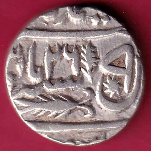 Awadh State AH 1231 RY 26 muhammadabad banaras mint Rare Silver rupee – S941