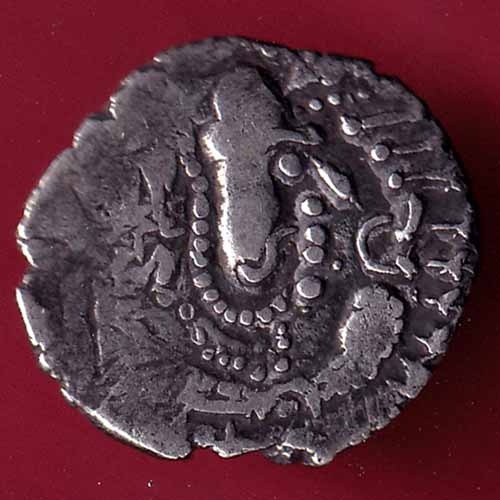 ANCIENT INDIA INDO SASSANIAN SRI HA SERIES RAJASTHAN RARE SILVER COIN –VA84