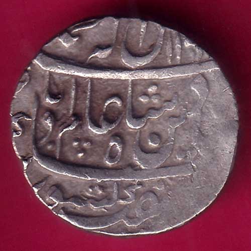 BHOPAL SIRONJ MINT ONE RUPEE SILVER COIN–VA115