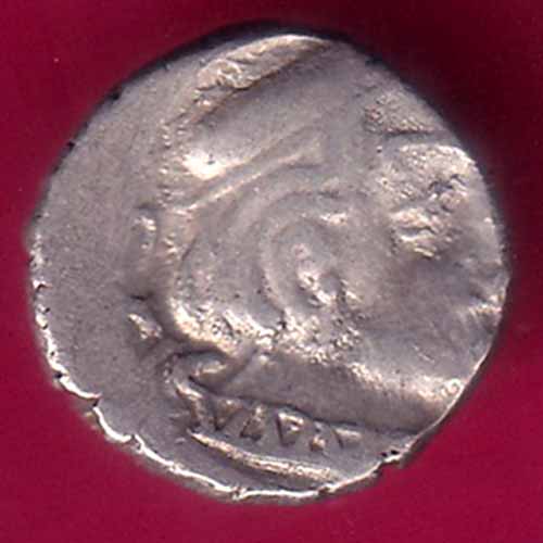 ANCIENT INDIA KSHTRAP DYNASTY KINGS PORTRAIT SILVER COIN–@HUB3648