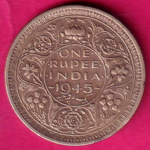 lahore Mint George Vi One Rupee –@HUB3099