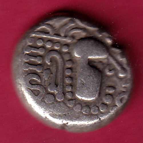 ANCIENT INDIA GADHAYA DYNASTY KING PORTRAIT COIN–@HUB1822