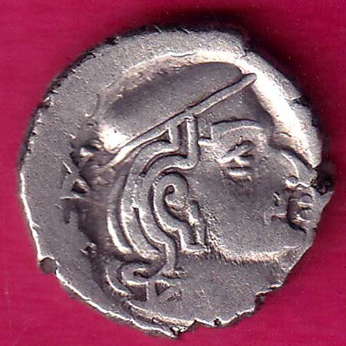 ANCIENT INDIA KSHATRAP DYNASTY KING PORTRAIT RARE SILVER COIN -OO622