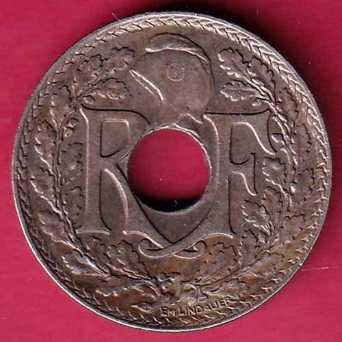 France 10 Centimes Liberty Equality Fraternity–@HUB2325