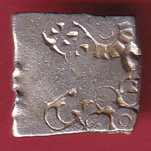 ancient cetral india copper punchmark ujjainy symbols on coin:- OO3306
