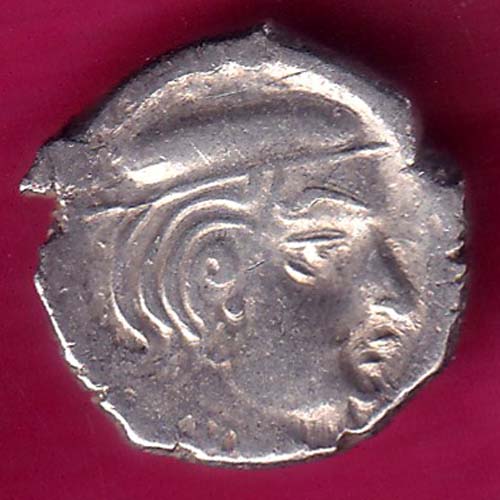 ANCIENT INDIA KSHATRAP DYNASTY KINGS PORTRAIT RARE SILVER COIN:- OO1684