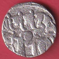 DELHI SULTAN SAMANT DEVA HORSE MAN & BULL TYPE COIN- oo3156