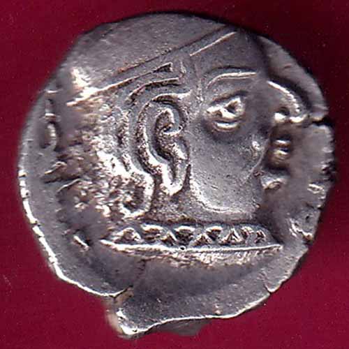 Ancient India Kshtrap Dynasty Kings Portrait Silver Coin–@HUB2202