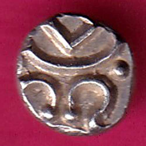 TRAVANCORE STATE RAJARAM VERMA IV SILVER CHUKRAM COIN  - @HUB1977