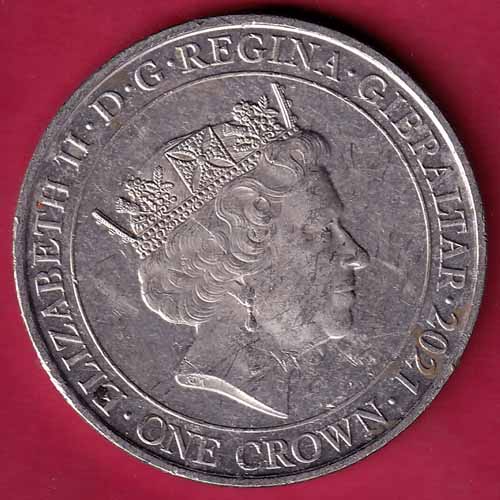 Elizabeth II D.G. Regina Gibraltar 2021 One Crown Fight Through To Final Victory The Peoples War The Men Home Defence Battalions  :- S2280