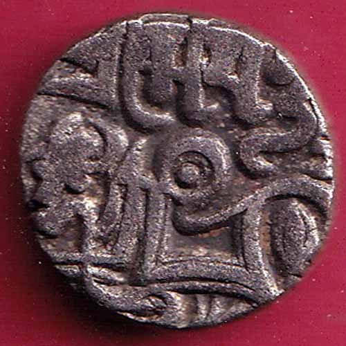 DELHI SULTAN SAMANT DEVA HORSE MAN & BULL TYPE COIN –@HUB2370